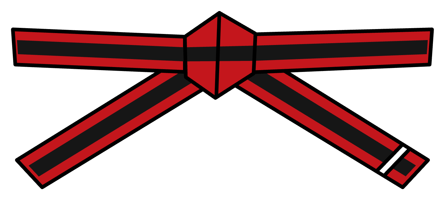 Red with Black