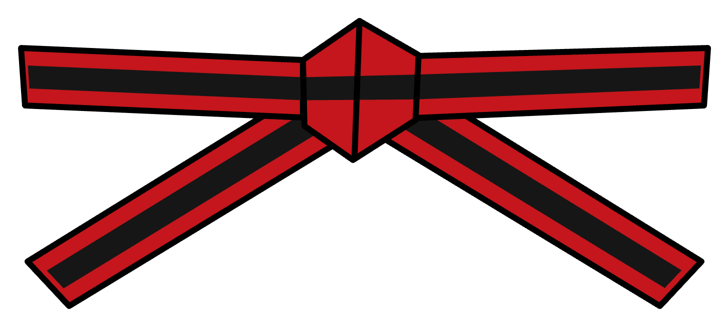 Red with Black