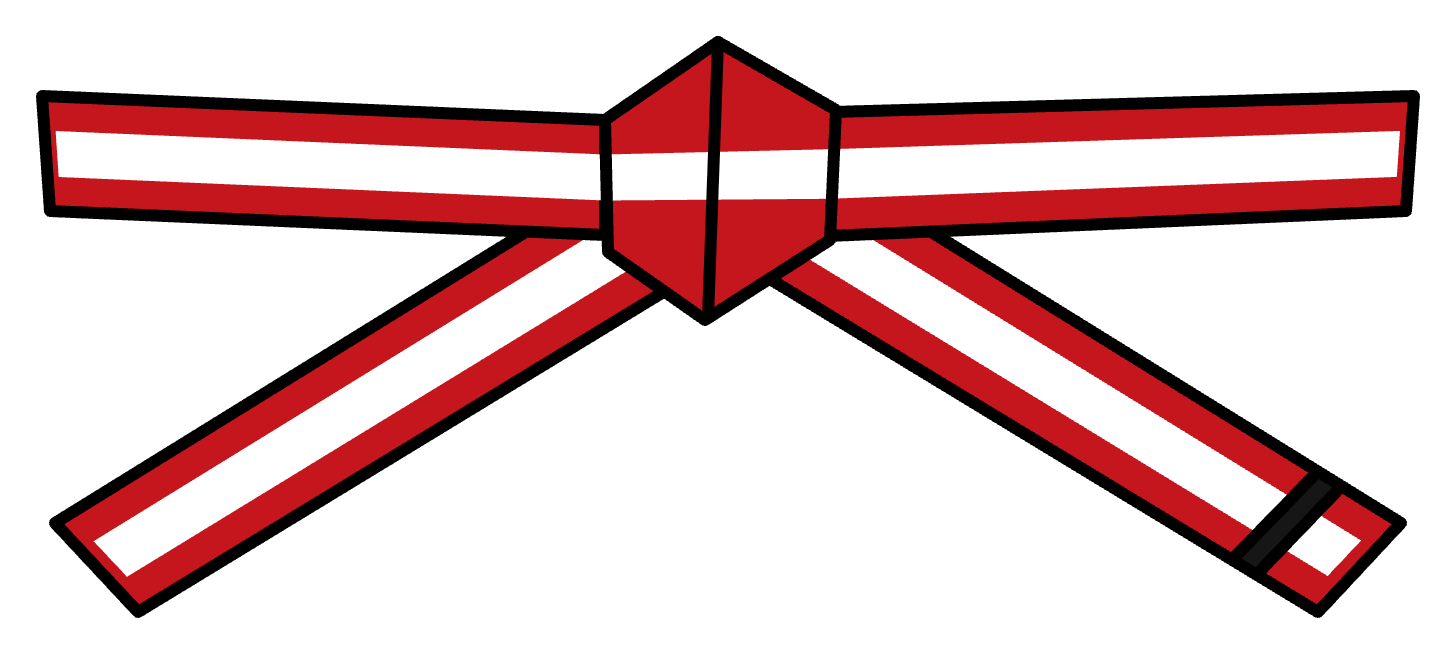Red with White