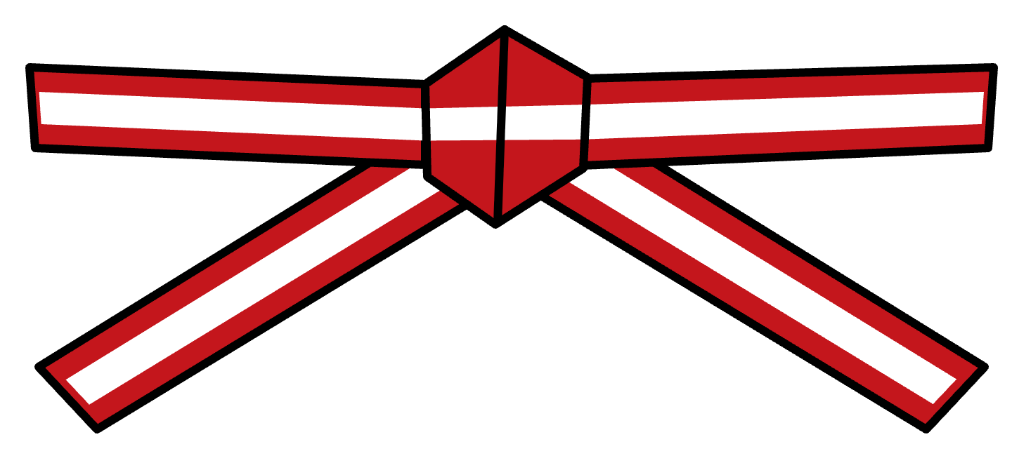 Red with White
